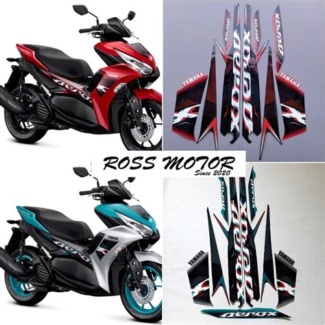 Jual Striping Stiker Polet Motor Yamaha Aerox Vva 155 2022 2023 Fullset