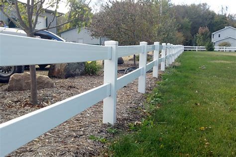 400' of 2 Rail Vinyl Horse Fence | gardnerfence