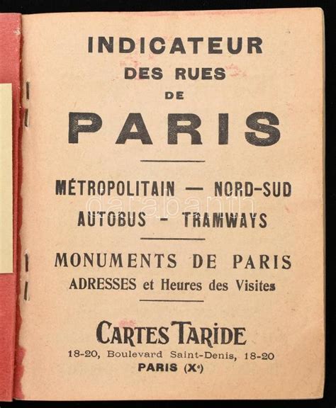 Plan De Paris Indicateur Des Rues M Tropolitain Nord Sud