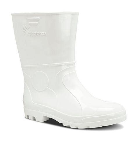 Bota Epi Pvc Vulcabr S Preta Ou Branco Cano Curto Imperme Vel Sem Forro