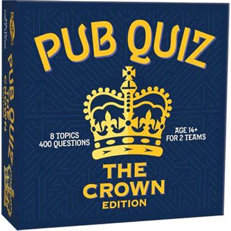 Pub Quiz The Crown Board Games Zatu Games