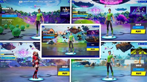 All Lobby Backgrounds In Fortnite Chapter 2 Season 7 Cosmic Summer