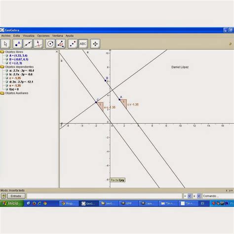 Infordani Primera Práctica Con Geogebra