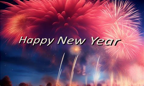 Download Happy New Year Fireworks Celebration Royalty Free Stock