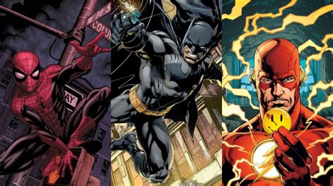 Batman Homem Aranha E Flash Se Destacam Em Lista De Quadrinhos Mais