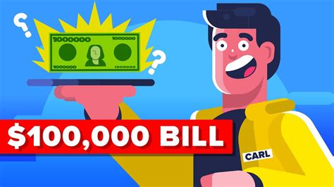 Video Infographic : What Happened To The $100,000 Dollar Bill ...