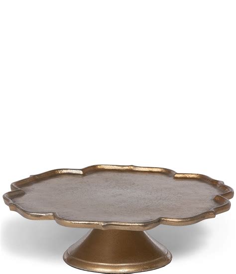 Park Hill Scallop Edge Cast Aluminum Cake Plate Dillards