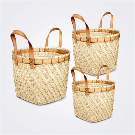 Rectangular Raffia Basket | Shop Italian Handmade Home Decor