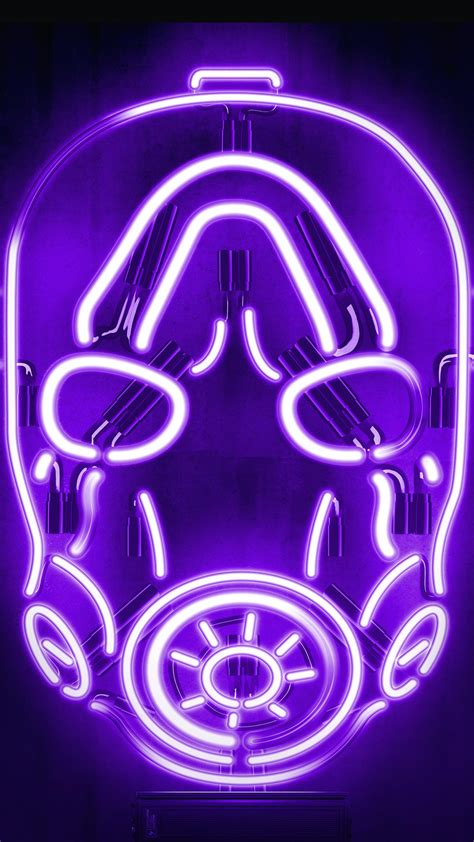 329712 Psycho Mask Neon Borderlands 3 4k Phone Hd Wallpapers