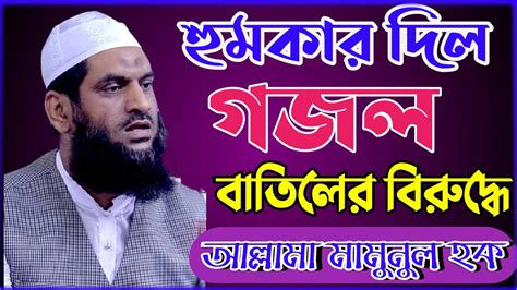 আল্লামা মামুনুল হকের নিয়ে গজলislamic Aloইসলামিক গজলallama