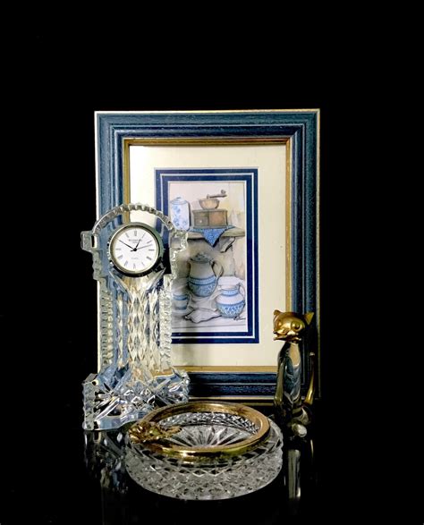 Vintage Waterford Crystal grandfather Clock Ireland Italian Crystal Ashtray Crystal Cat - Etsy