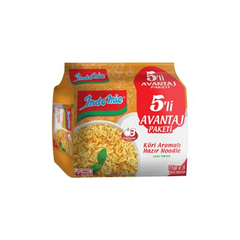 Indomie 5 Li Paket Körili Noodle Aksesu