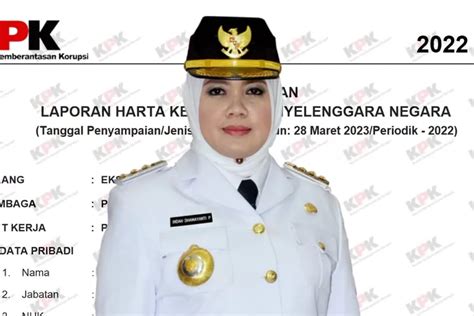 Profil Dan Harta Kekayaan Indah Dhamayanti Putri Bupati Perempuan