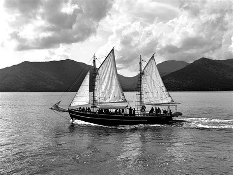 Sailing Ship Black And White Photograph By Girish J Fine Art America