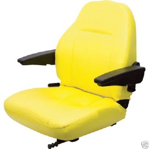 Yellow High Back Seat John Deere M653 M655 M665 F620 F680 F687 717a 727a 737 757 Z