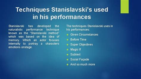 All About Constantin Stanislavski Was A Russian Stage