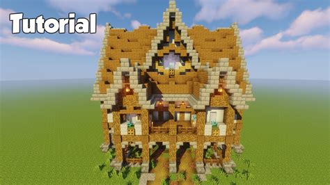 Minecraft Medieval Mansion Tutorial Youtube