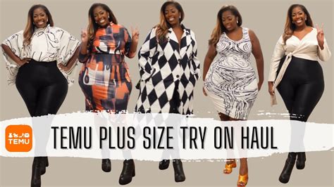 Huuuuuge Temu Plus Size Haul Shirts Dresses Sets And Coats