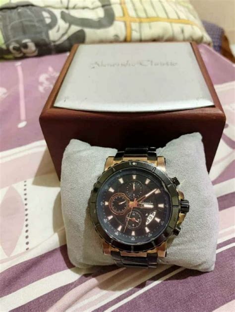 Jam Tangan Alexandre Christie Chrono Aktif Original Bonus Swiss Army