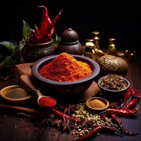 Premium Photo Hot Spices