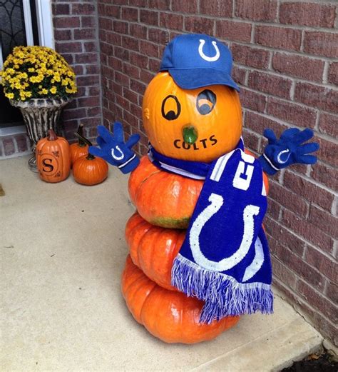 Colts Pumpkin Entry | Pumpkin photos, Halloween pumpkins, Halloween images