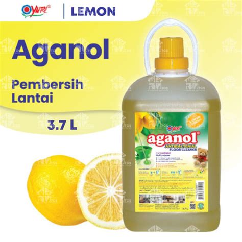 Jual Yuri Aganol Floor Cleaner Pembersih Lantai 3700 Ml Jerigen LEMON