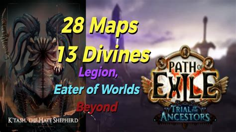 PoE 3 22 Legion Beyond Strategy 14 Divines In 28 Maps Path Of Exile