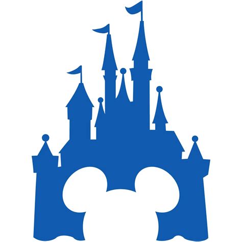 Disney Castle Logo Outline