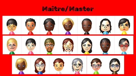 my Master Wii CPU Miis (pack 2) by SplatoonMan on DeviantArt