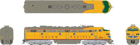 Rapido Trains Emd E8a Union Pacific 942 Rpi28539 Emd E8