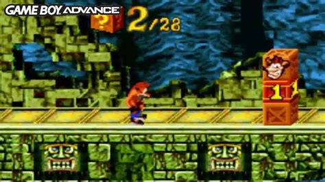 Crash Bandicoot The Huge Adventure Game Boy Advance Gameplay YouTube