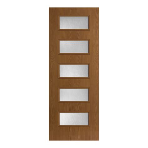 Blt C Belleville Oak Textured Lite Equal Door With Chord