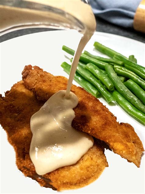 Chicken Schnitzel With Mustard Cream Sauce Recipe Schnitzel Recipes Cream Sauce Recipes