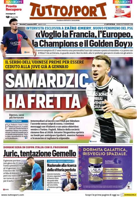 Samardzic dopo la beffa Inter c è la Juventus Tuttosport Lazar ha