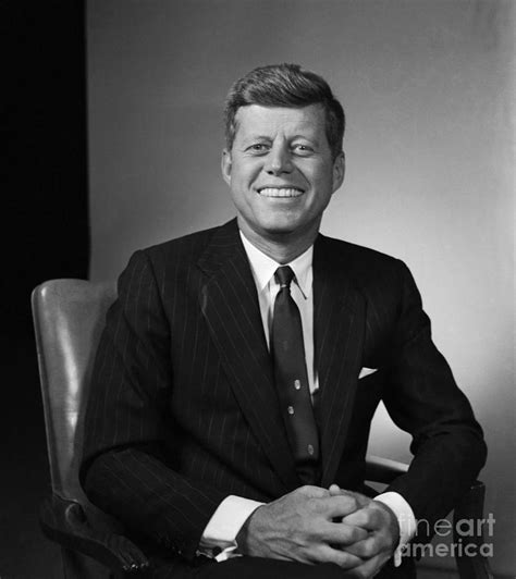 Portrait Of John F Kennedy By Bettmann