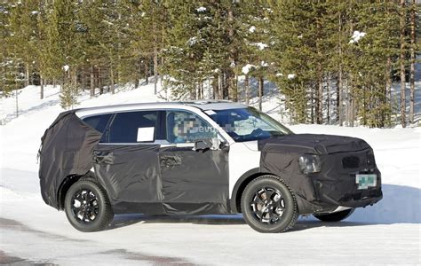 Spyshots 2019 Kia Telluride Suv Is Out For Volkswagen Atlas Blood