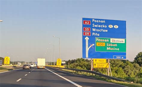 Opóźnienie na autostradzie A2 Radio Poznań