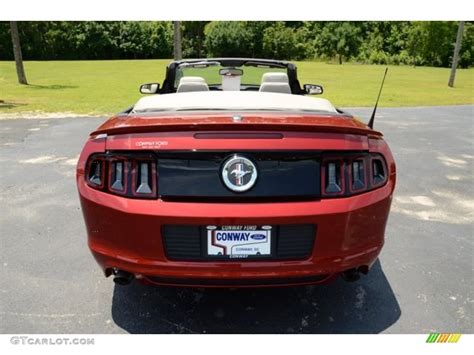 Ruby Red Ford Mustang V Premium Convertible Photo