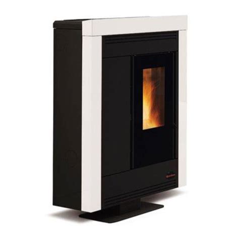 La Nordica Extraflame Stufa A Pellet Canalizzata Slim SOUVENIR STEEL