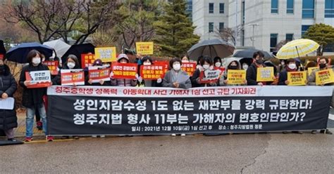 의붓딸·딸 친구 성폭력 청주 계부 징역 20년 선고