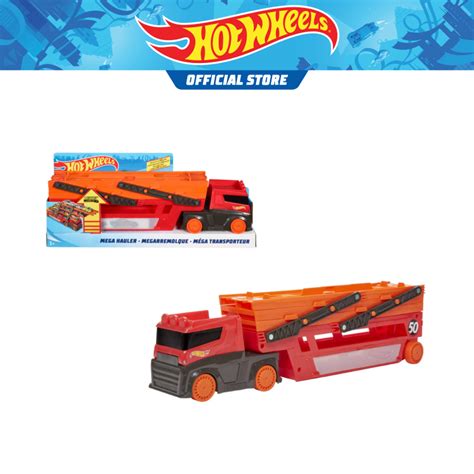Hot Wheels MEGA Hauler With Storage For Up To 50 1 64 Scale Cars Ages 3 And Older Shopee Singapore