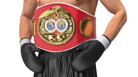 IBF Boxing Champion 3D Model $149 - .3ds .blend .c4d .fbx .max .ma .lxo ...