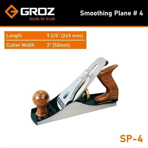 Groz Smoothing Plane 4 Smoothing Bench Plane Sp 4 Lazada Ph