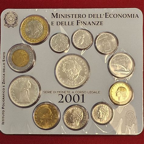 Italy Italien Kursm Nzenstz Kms Coin Set Coins Lire