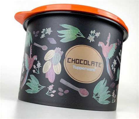 Tupper Caixa Floral Chocolate Kg Tupperware Pote Magazine Luiza