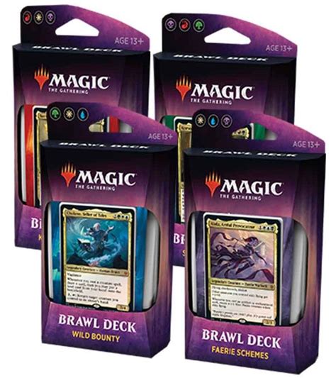 Throne Of Eldraine Brawl Deck Set Of 4 Throne Of Eldraine Magic