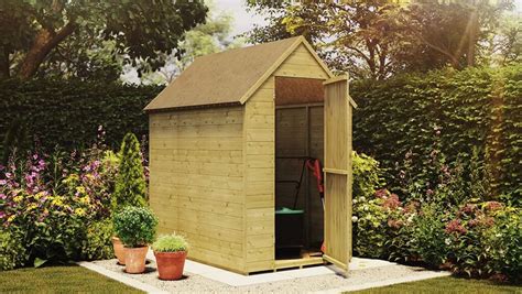 6 X 4 Wooden Garden Sheds Fast And Free Uk Delivery