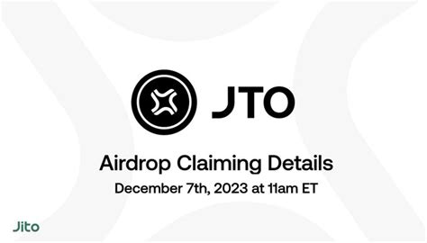 Jito Airdrop » Claim free JTO tokens