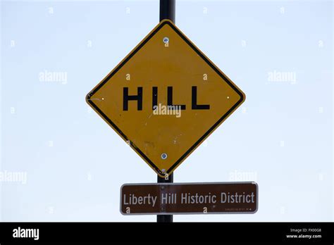 San Francisco sign of Hill - Liberty hill historic district Stock Photo ...