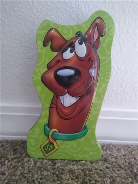 Green And Purple Scooby Doo Tin Kitchen Lunch Boxes Tins